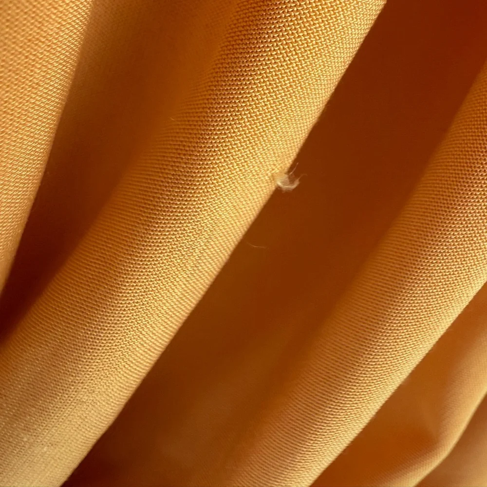 MISA LA Mustard Yellow Twist Front Long Sleeve Mini Dress XS - Picture 8 of 8